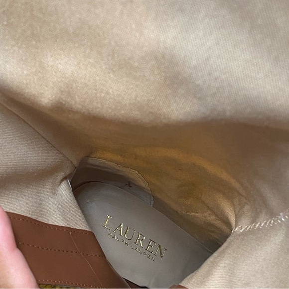 Lauren Ralph Lauren Makenna Leather Riding Boot Size 6 - Picture 7 of 13